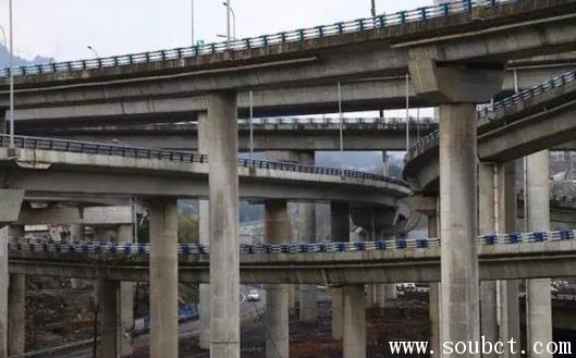重慶最牛立交橋，黃桷灣立交橋竟然有5層