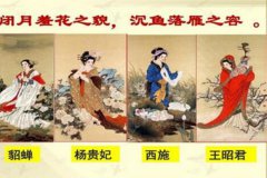 閉月羞花沉魚落雁是什么意思，指的是誰