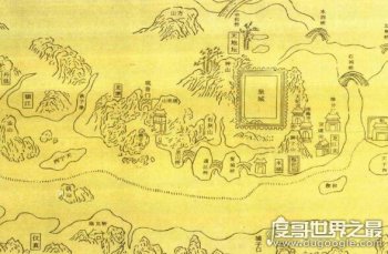 世界上存在最早的航海圖集，鄭和航海圖(成圖于15世紀中葉前)