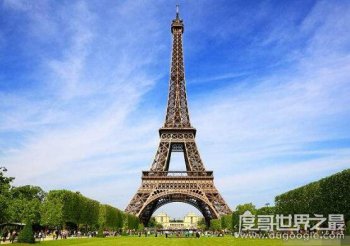 埃菲爾鐵塔有多高，高達324米(1889年建成時是世界最高建筑物)