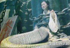 女媧真身嚇人圖片，《山海經》記錄了女媧人首蛇身的形象