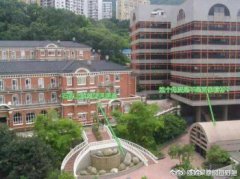 港大莊月明樓俯視圖，該樓由李嘉誠為亡妻莊明月所建