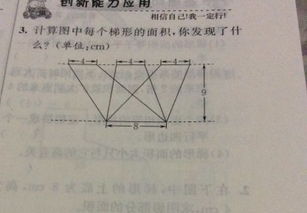 梯形的面積公式，（上底+下底）×高÷2