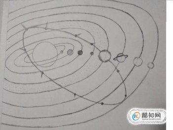 八大行星簡筆畫怎么畫，各種星球的簡筆畫法