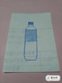 如何畫礦泉水瓶子簡筆畫，幼兒園礦泉水瓶子繪畫