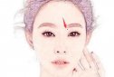 女人臉上的五顆旺夫痣，眉頭下方有痣典型的旺夫