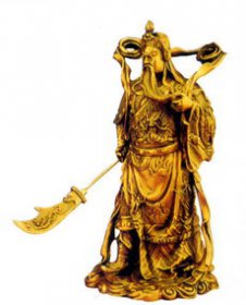 供奉武財神關公是擺水還是酒