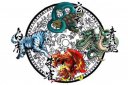 四大神獸被誰吃了，在一場戰爭中相繼被封印了